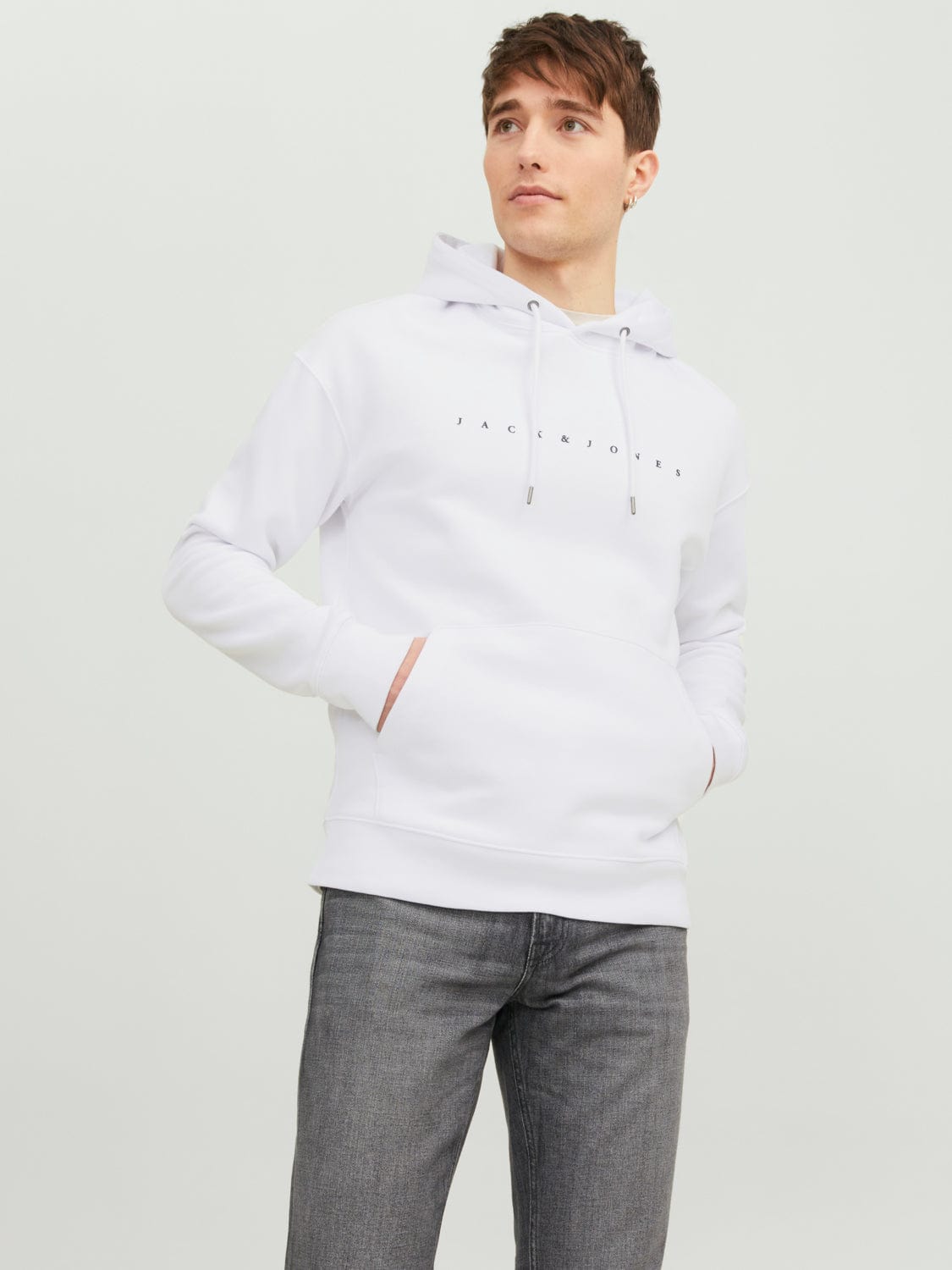 Sudadera básica Originals blanca - JJESTAR